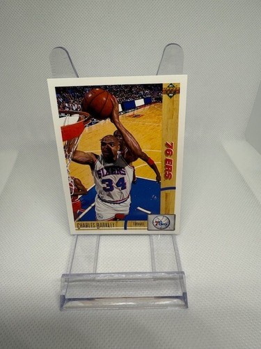 Charles Barkley 1991 Upper Deck Trading Card 345 Philadelphia 76ers NBA MINT