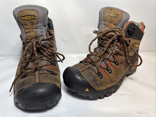 KEEN Utility Pittsburgh SOFT TOE 1009709EE Leather 8.5EE brown Boot Men FLAWED - Picture 2 of 22