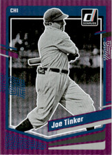 2023 Panini Donruss Purple Holo #201 Joe Tinker