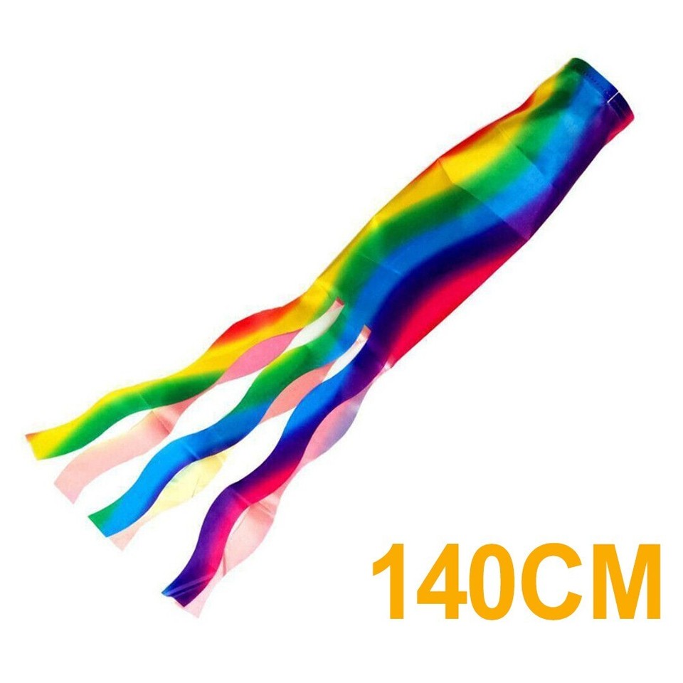 Windsock Flag,Streamer Flags Camping Colorful,Streamers Wind Sock Flag