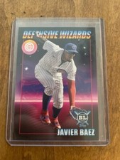 Javier Baez 2021 Topps Big League Baseball #DW-2 Defensive Wizards Insert Cubs