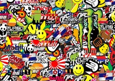 3 A4 Sticker Bomb Sheets Jdmm Euro Drift Stickerbomb Car Van Tablet 7 3 A4 Sticker Bomb Sheets Jdmm Euro Drift Stickerbomb Car Van Tablet 7