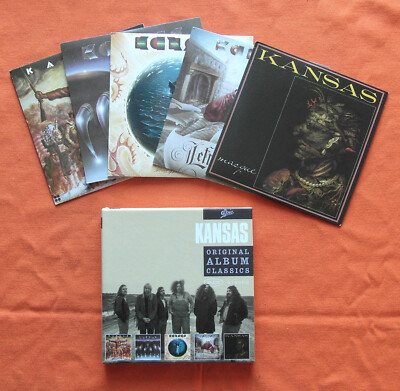 Kansas  5 CD Box   Song For America   Point Know Return   Leftoverture   Masque