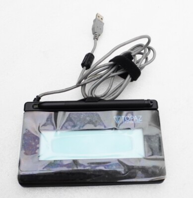 TOPAZ MODEL T-L462-HSB-R USB ELECTRONIC SIGLITE 1X5 SIGNATURE CAPTURE PAD