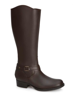 Botas Botas De Piel Altas De Leather Boots For