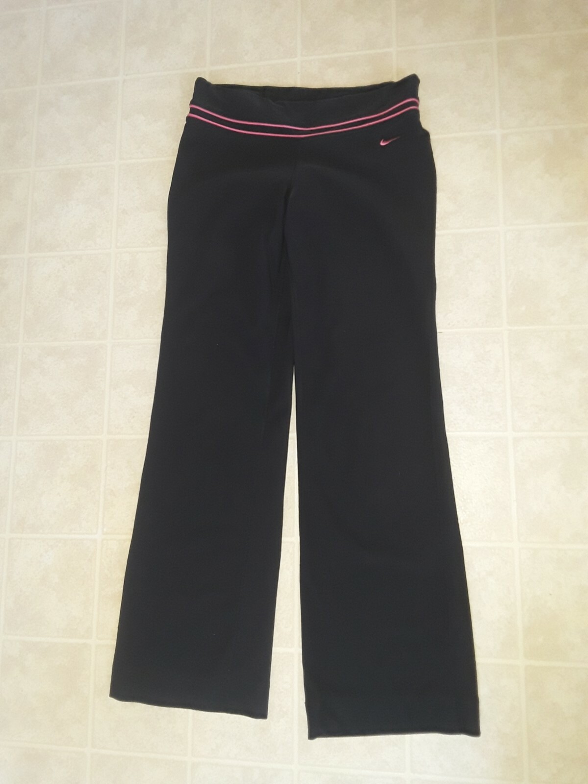 Nike Dri Fit Black Athletic Pants Active Wear Workout Women’s Size Small
