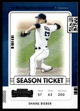 2021 Panini Contenders Shane Bieber Cleveland Indians #20