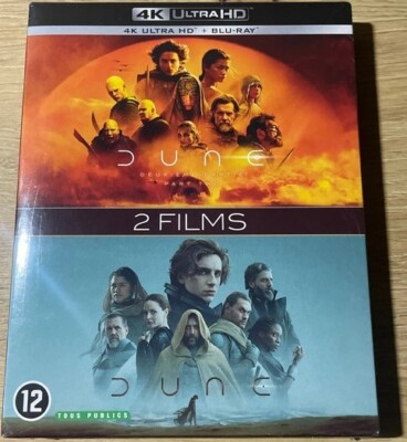DUNE 1 + 2 BOX 4K Ultra HD + Blu-ray Neu