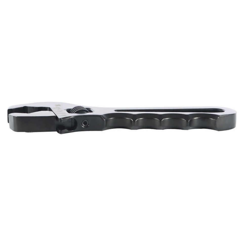Labwork Black Aluminum Adjustable Wrench Tool – Fits 3AN To 16AN Hose End Fittings – 30mm, Hex Drive