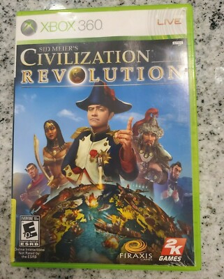 Sid Meier's Civilization Revolution (Microsoft Xbox 360 2008) Fast Shipping