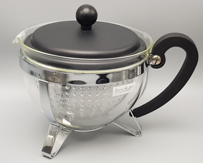 BODUM Chambord TEEKANNE mit Siebeinsatz Ø ca.14,5cm / ca. 15,5cm hoch TOP