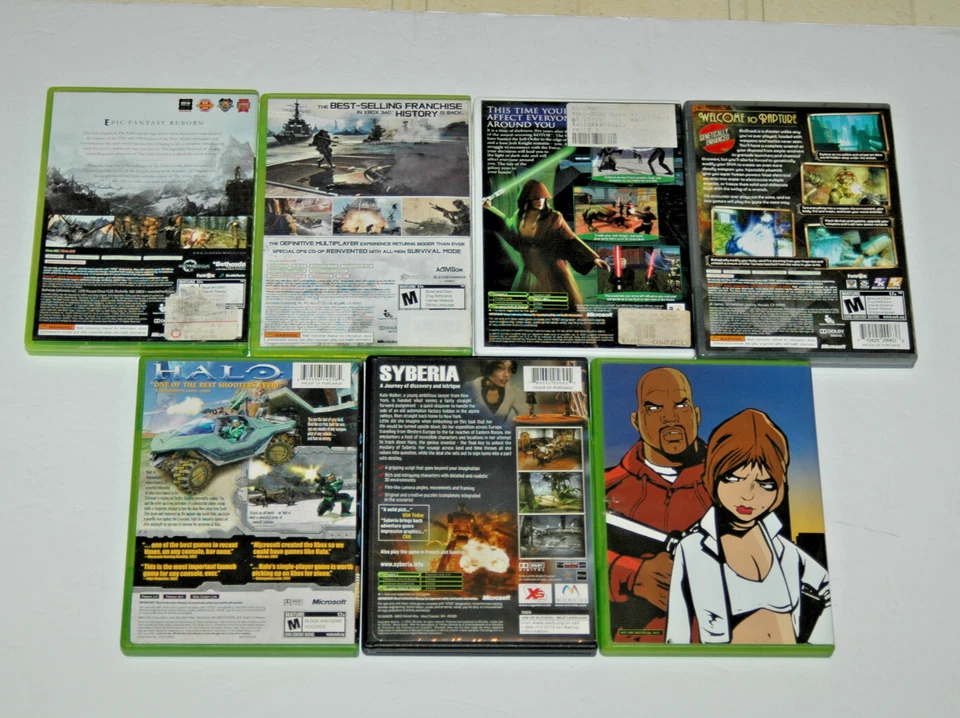 XBOX и XBOX360 игры лот HALO STAR WARS CALL OF DUTY SKYRIM SYBERIA GRAND кражи - Изображение 2 из 3