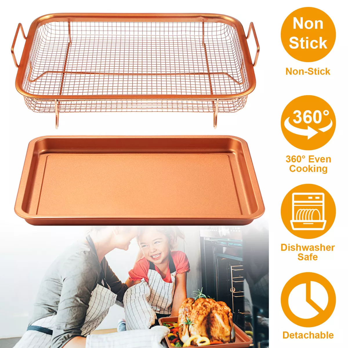 Non-Stick Cookie Sheet Baking Tray 13 x 9