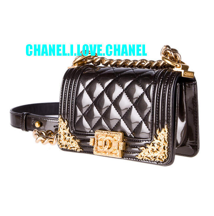 CHANEL 13C PARIS VERSAILLES EMBELLISHED QUILTED PATENT