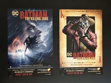 Batman The Killing Joke Poster Bundle! Regal Mini Print Fathom Events Comic Art