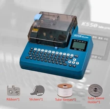 K550 Wire Label Number Tube Printer Heat Shrink Tube Label Marking Machine