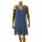 LAUREN RALPH LAUREN NEW Women's Geo-print Flare-hem A-Line Dress TEDO