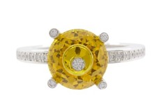 Chopard 18k White Gold So Happy Floating Diam...