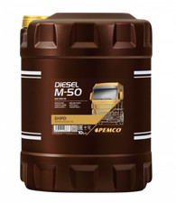 PEMCO 10 Liter DIESEL M-50 SHPD 20W-50 PM0702 API CH-4/SL ACEA E7 A3/B4