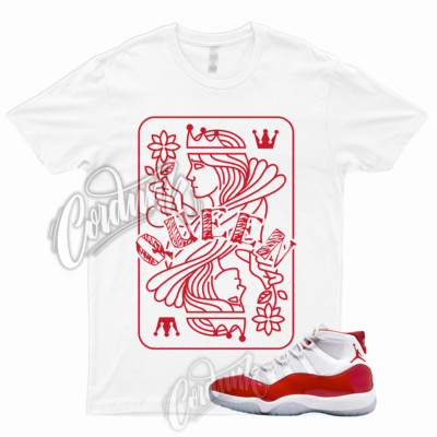 QUEEN Shirt for 11 Cherry Red Heritage Varsity Gym University Bred Win Like 96 1