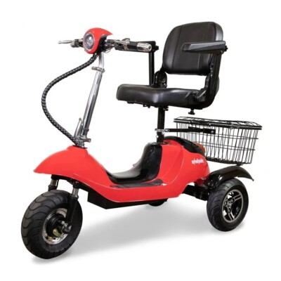 eWheels EW-20 3-Wheel Electric Powered Mobility Fast Folding Scooter 21 Mi/Chrg