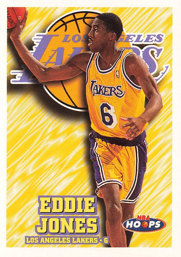 1997 Hoops #78 Eddie Jones Los Angeles Lakers | eBay