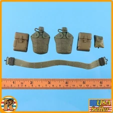 Nam Misc Gear - Plastic Belt & Pouch Set - 1/6 Scale for Action Figures {70}