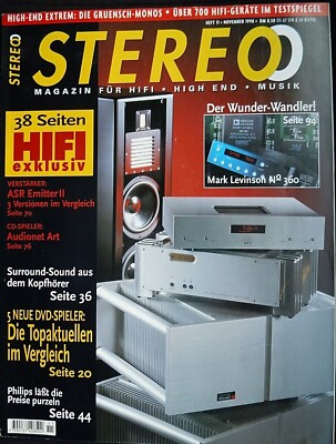 STEREO 11/98, INFINITY DELTA 70,MARANTZ CD 67 II OSE gegen PIONEER PDS 707,AUDIO
