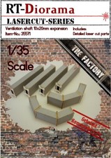 Ventilation Shaft 10x20mm Expansion Ventilation Shaft 10x20mm 1:35 Kit