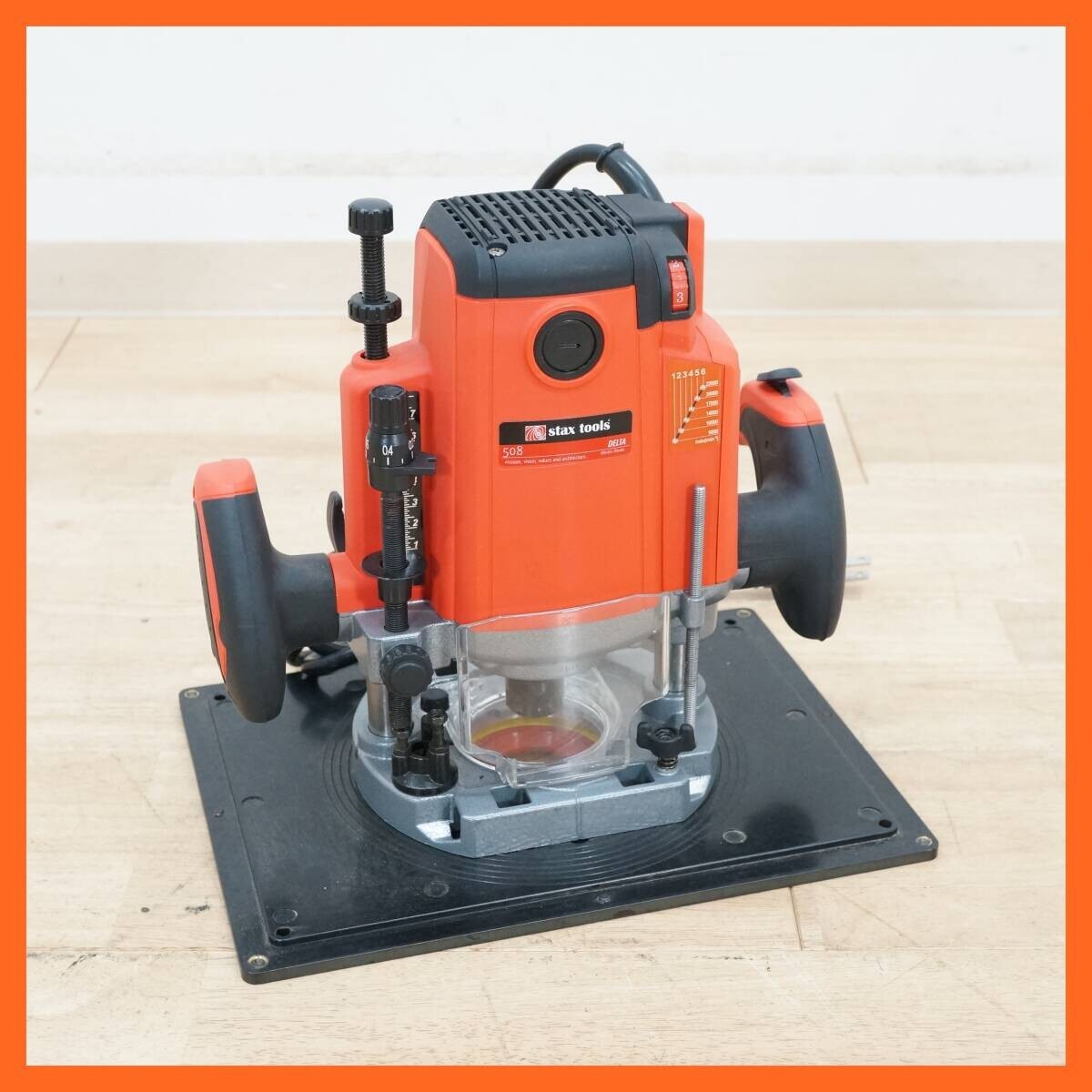 stax tools ルーター 508DELTA stax tools Electronic Router 508 DELTA 100/110V~ 50/60Hz