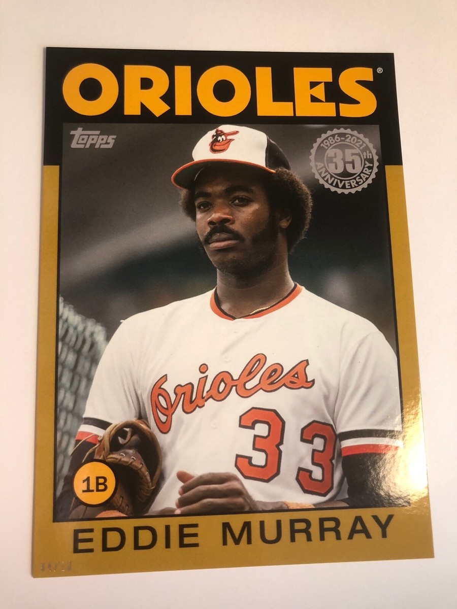 2021 Topps 1986 Parallel Jumbo 5x7 Eddie Murray Orioles 86B-23 10