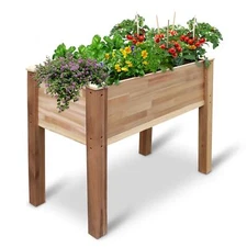 Jumbl Raised Garden Bed, 34x18x30" Elevated Herb Garden for Growing Herbs & More