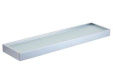 Kartners 232671-91 Glass Shelf, BERLIN Collection, Antique Nickel