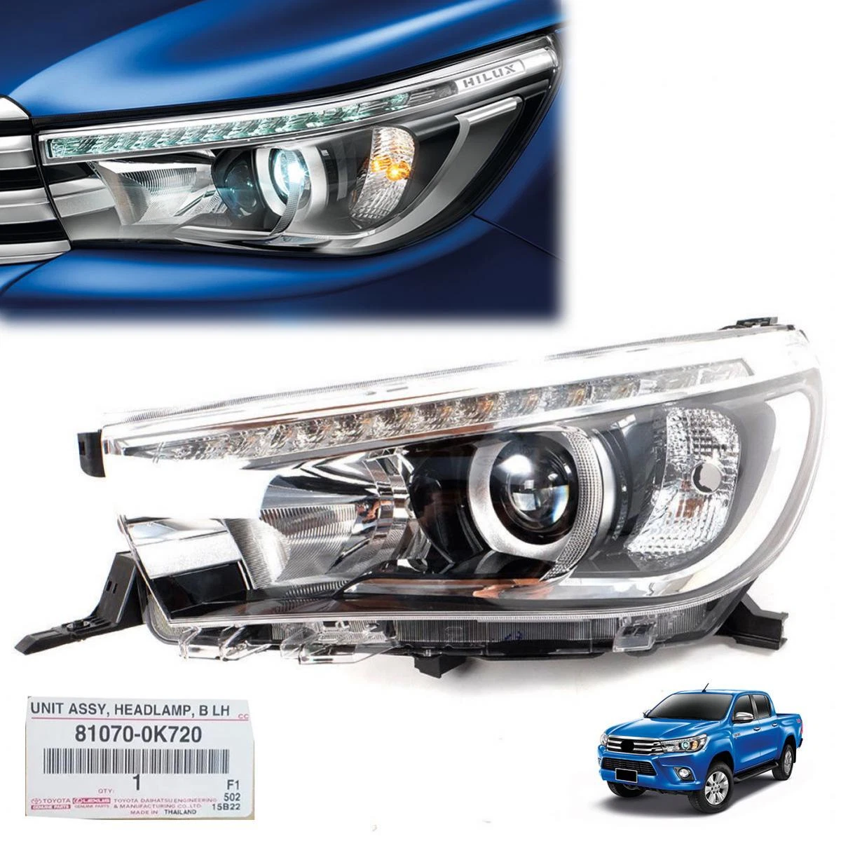 Toyota Headlights for 2016 Toyota Hilux for sale | eBay