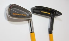 MOMENTUS Iron & Putter Golf Practice Training Aid RH Clubs Swing Trainer 40oz RH
