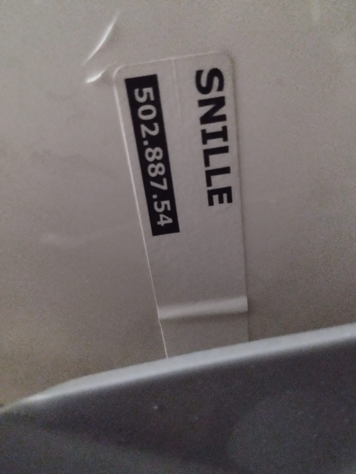 IKEA Adjustable White Swivel Desk Chair Model SNILLE eBay