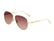 Dior Cannage A1U B0F2 Women's Gold-Brown-Pink Gradient Sunglasses 61 x 11 x 140