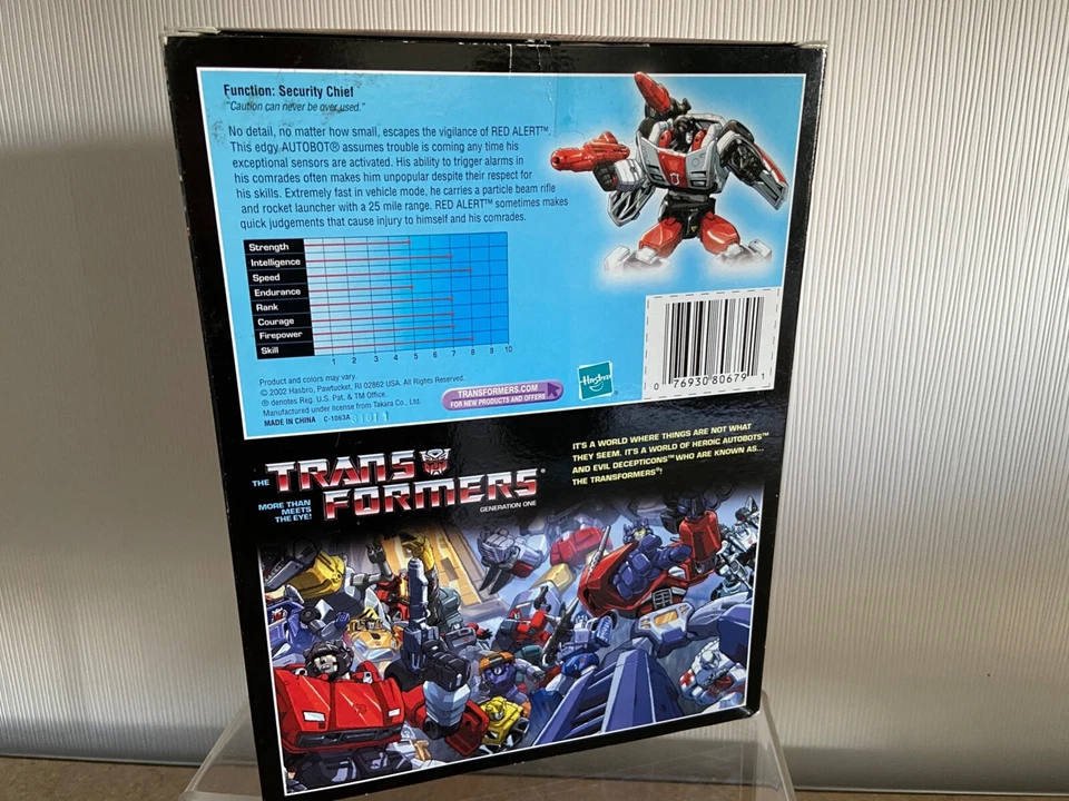 Transformers G1 2002 Red Alertt commemorative autobot MIB hasbro - Image 3 of 4
