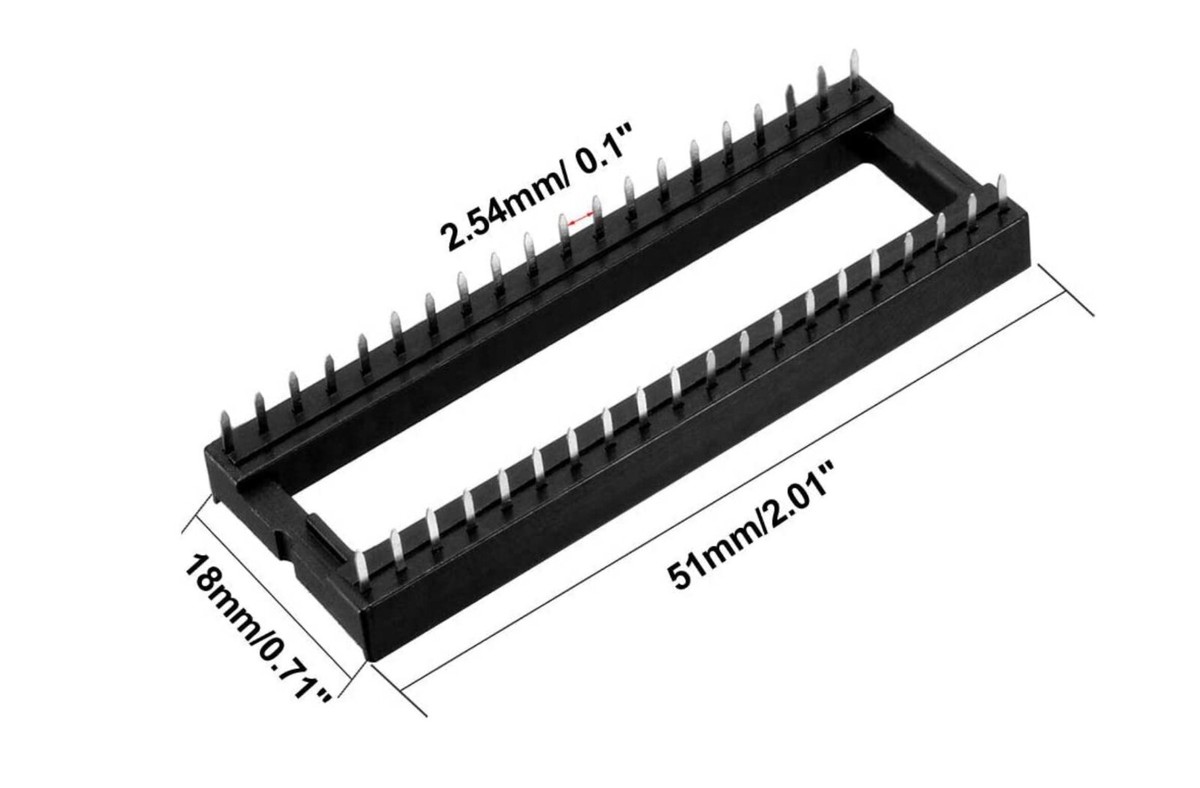 30 Stück 8-polige DIP IC-Sockel – Solder Type Socket – Adapter Schwarz Kabel 8 Polig 30 Stück 8-polige DIP IC-Sockel – Solder Type Socket – Adapter Schwarz Kabel 8 Polig