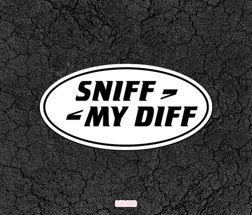 Sniff My Diff Land Rover Defender Discovery - Car Sticker for Window, Bumper etc - Picture 4 of 11