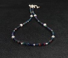 Opal Beaded Necklace For Women Ethiopian Fire Opal Necklace Loose Gemstone