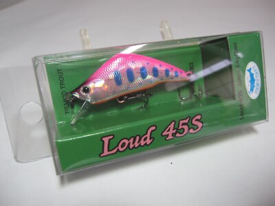 30502) TIEMCO Loud 45S Trout Minnow #006 HG Pink Yamame OR belly