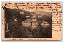 English Villas Alassio Italy 1905 UDB Postcard XC4
