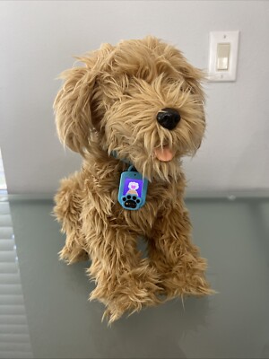 2020 Skyrocket Moji Interactive Dog Golden Labradoodle Plush Toy