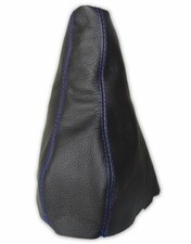 Schaltmanschette Fur Fiat Doblo MK1 2000-2010 Leder Naht Blau