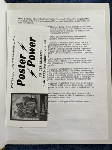 Poster Power- Poster Auctions International, Inc. XXXI- Hardcover Book- Nov 2000 - Picture 3 of 12
