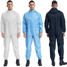 Men Women Coveralls Unisex Jumpsuit Hoodie Overall One-piece Suit Paint Worker