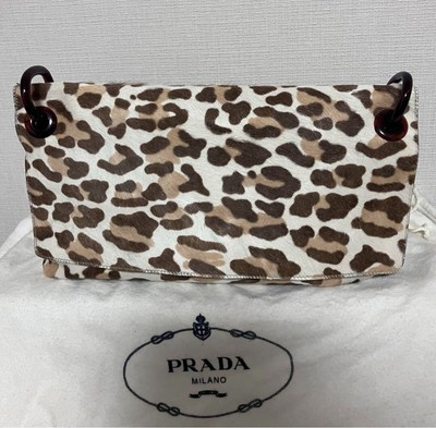 PRADA Vintage unborn calf shoulder bag