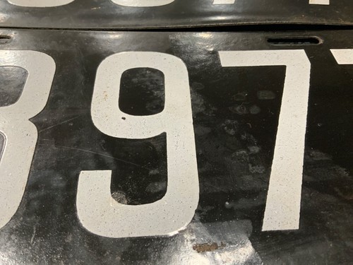Rare Pair 1916 Connecticut License Plates Porcelain - Picture 6 of 10