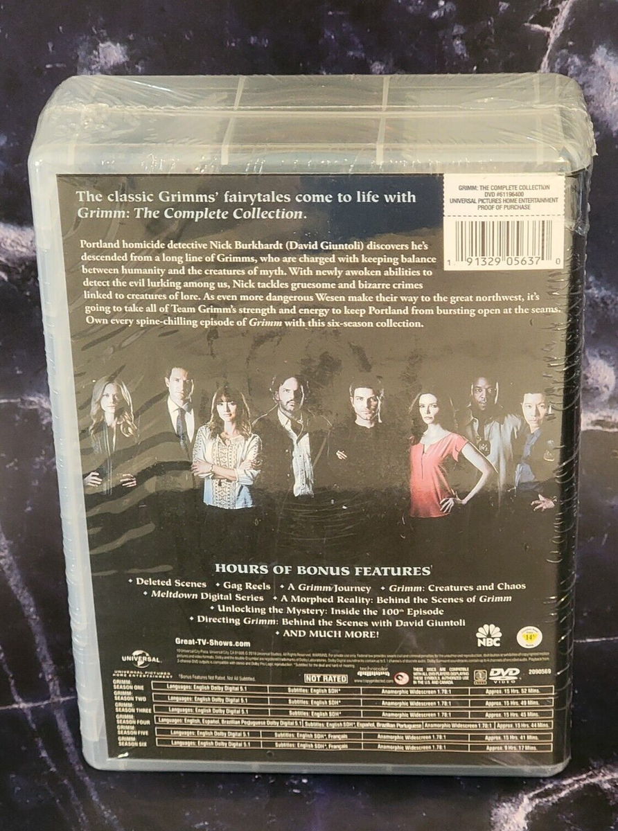 Grimm The Complete Series Collection Seasons 1-6 ( DVD 29 Disc Set